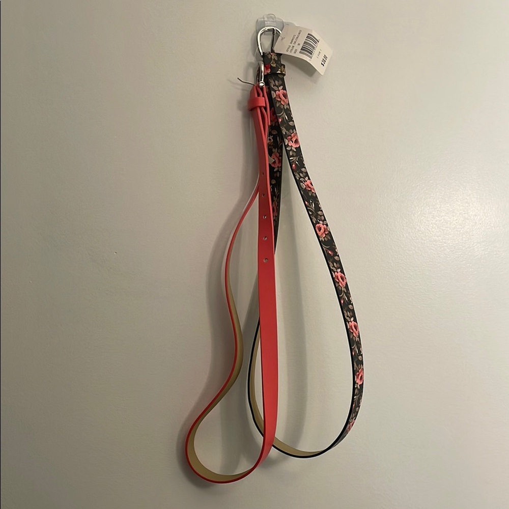 Floral and Coral Belts for Women